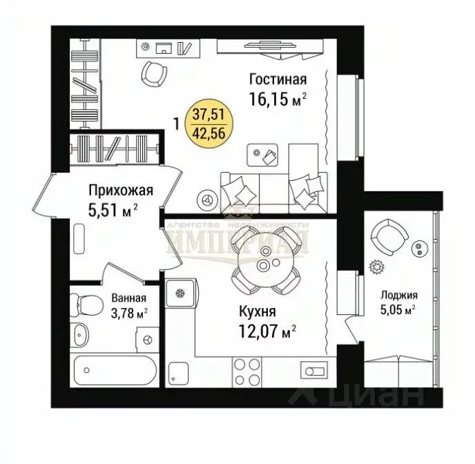 6-к кв. Марий Эл, Йошкар-Ола городской округ, с. Семеновка ул. ... - Фото 2