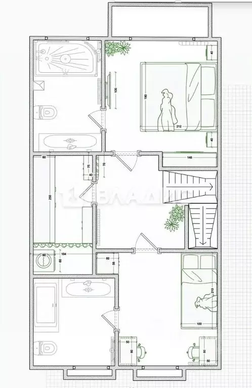 Таунхаус в Ленинградская область, Всеволожский район, Бугровское ... - Фото 2