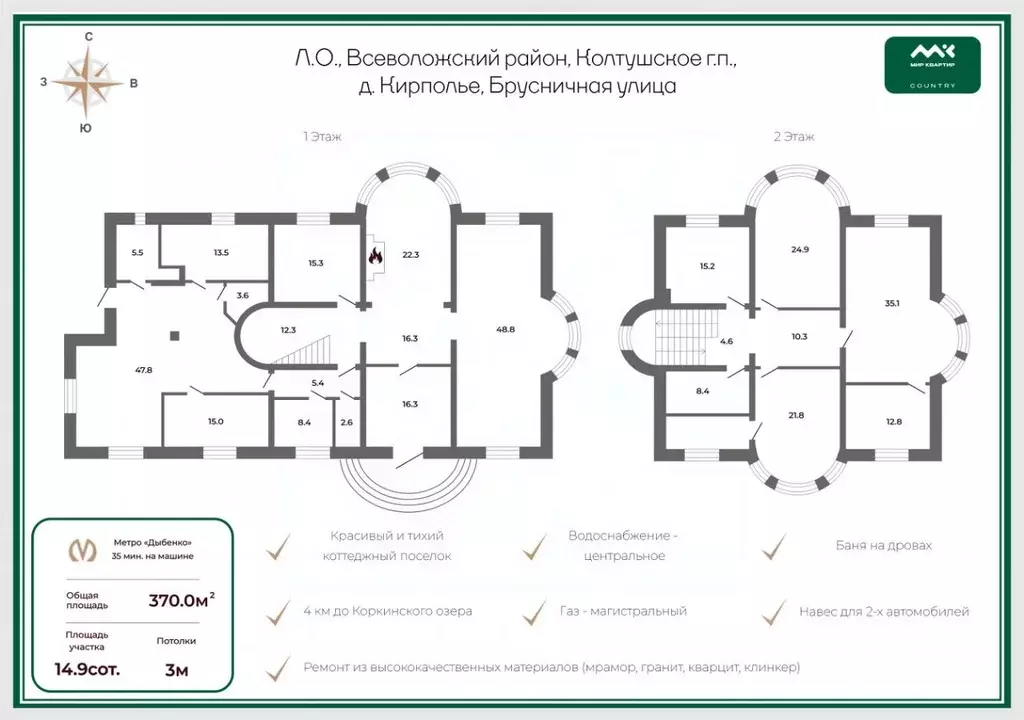 Дом в Ленинградская область, Всеволожский район, Колтушское городское ... - Фото 1