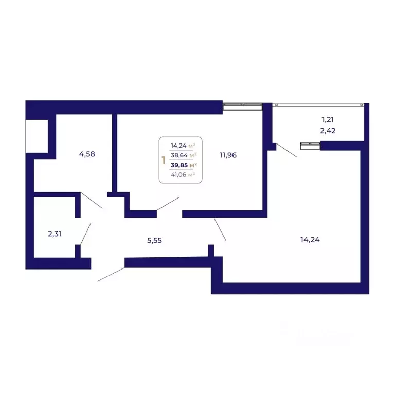 1-к кв. Башкортостан, Уфа Затон-Восточный жилрайон, Паруса жилой ... - Фото 1