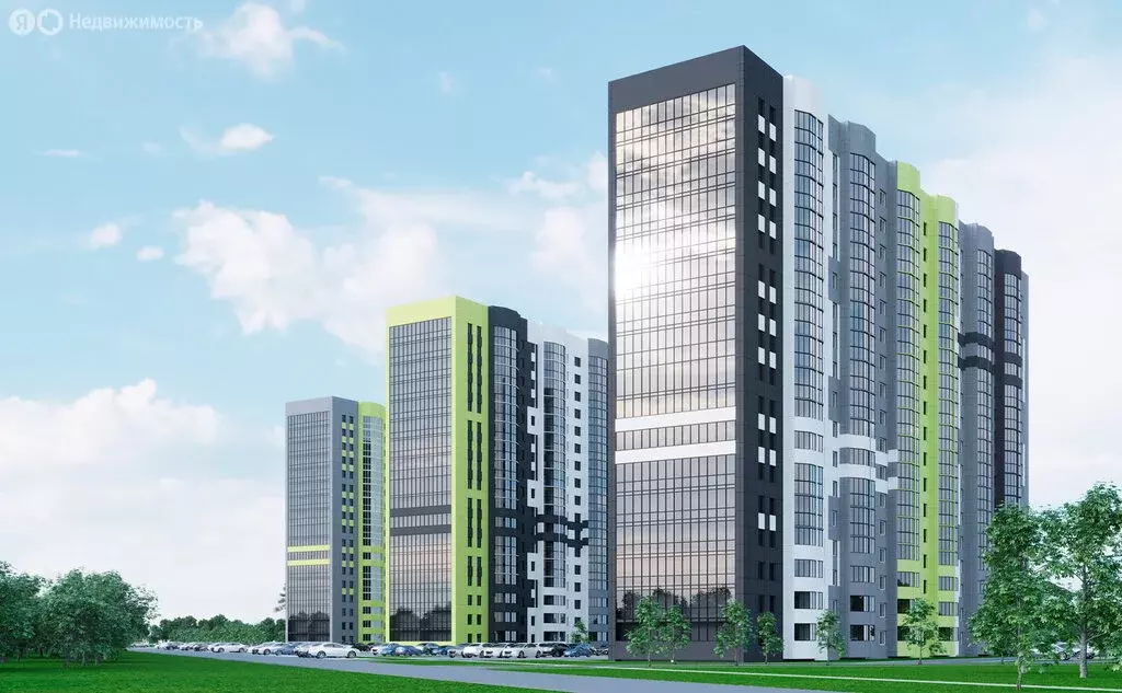 Квартира-студия: Новосибирск, улица Ясный Берег, 35 (27 м) - Фото 1