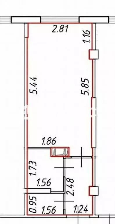 Квартира-студия: Мурино, улица Шоссе в Лаврики, 93 (22.8 м) - Фото 1