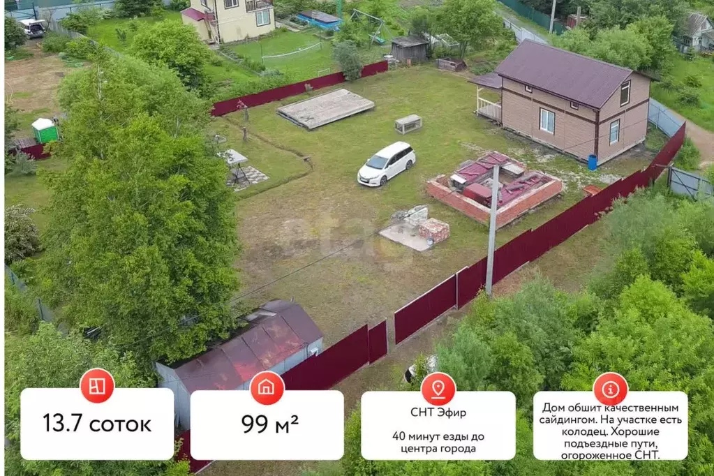 Дом в Хабаровский край, Хабаровский район, Мичуринское с/пос, Эфир СНТ ... - Фото 2