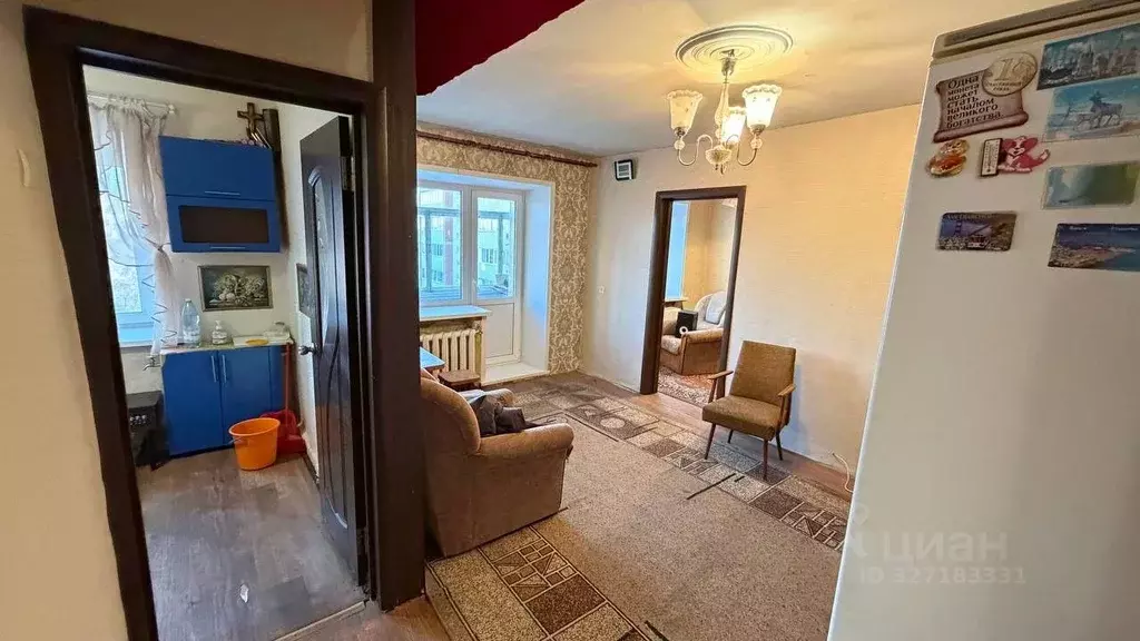 3-к кв. Ульяновская область, Ульяновск ул. Докучаева, 20 (43.1 м) - Фото 2