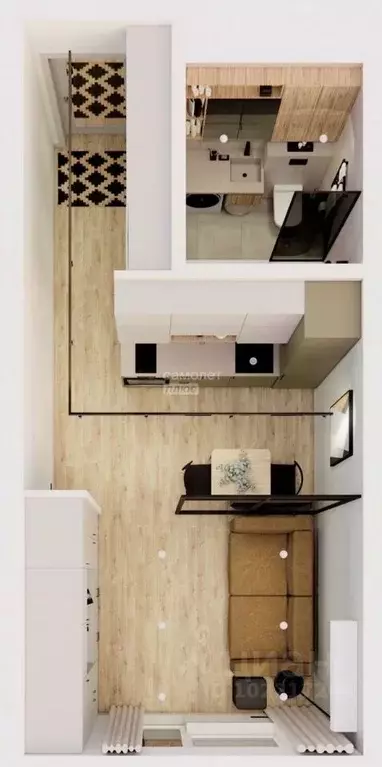 Студия Ульяновская область, Ульяновск ул. Варейкиса, 52 (20.4 м) - Фото 2