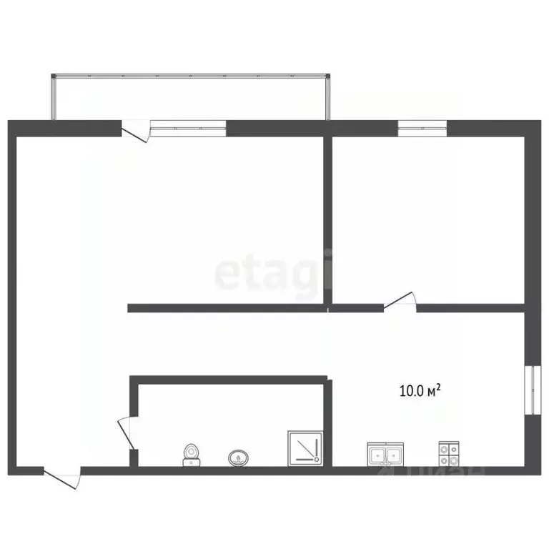 2-к кв. Москва Широкая ул., 4К1 (36.1 м) - Фото 2