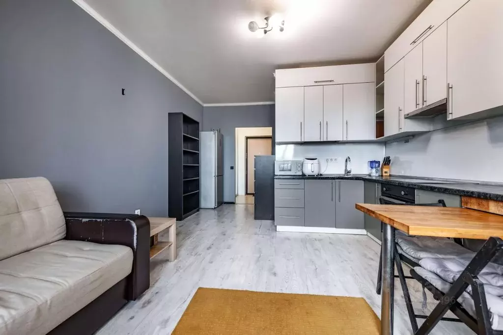 Студия Санкт-Петербург ул. Русановская, 19к1 (26.5 м) - Фото 2