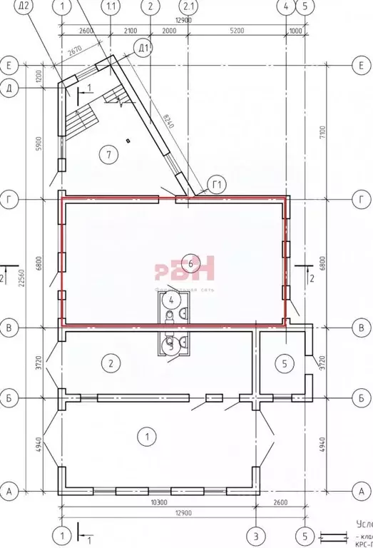 Торговая площадь в Свердловская область, Алапаевск ул. Чкалова, 14 (75 ... - Фото 1