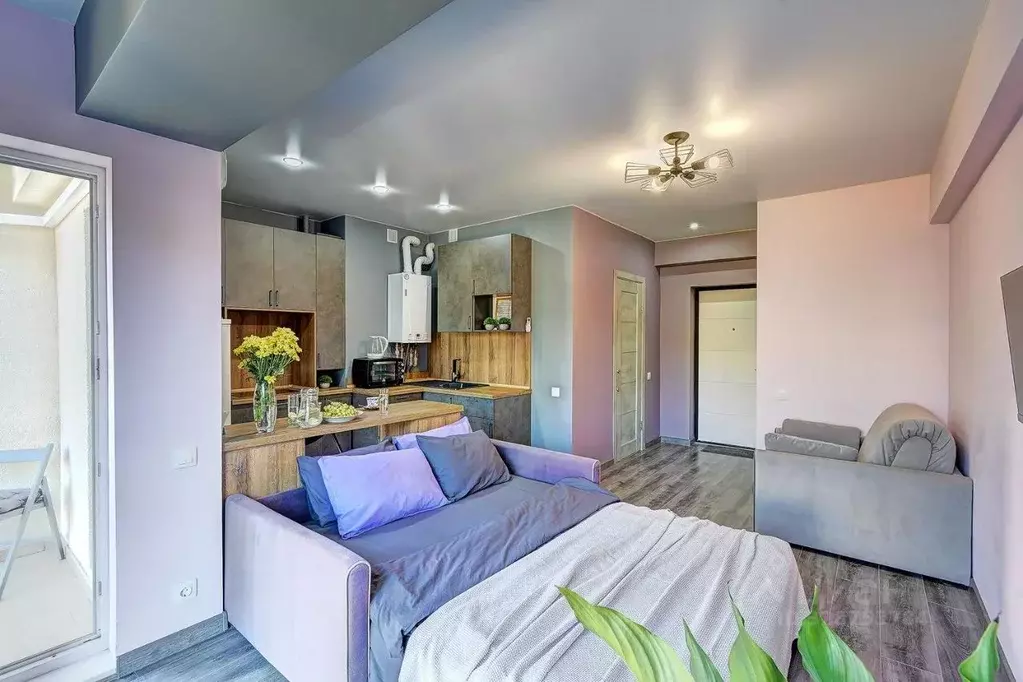 Студия Краснодарский край, Сочи ул. Искры, 62 (29.0 м) - Фото 2