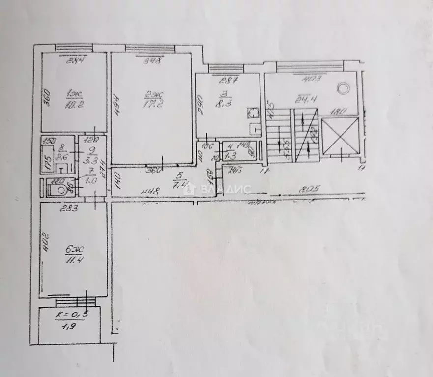 3-к кв. Калининградская область, Калининград ул. Полковника Ефремова, ... - Фото 2