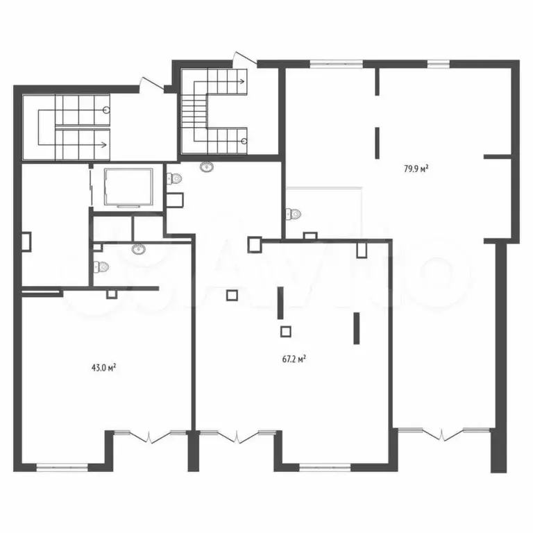 Продам помещение свободного назначения, 79.9 м - Фото 1