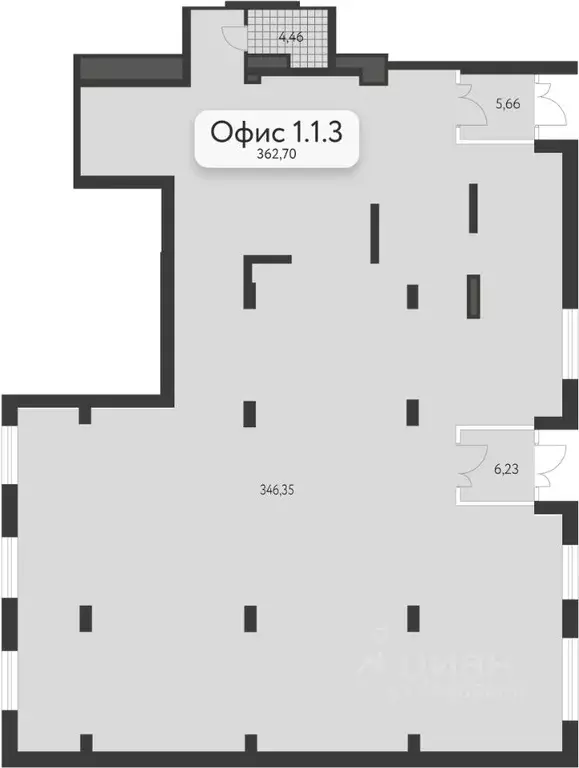 Офис в Свердловская область, Екатеринбург Академический мкр, 3-й кв-л, ... - Фото 1
