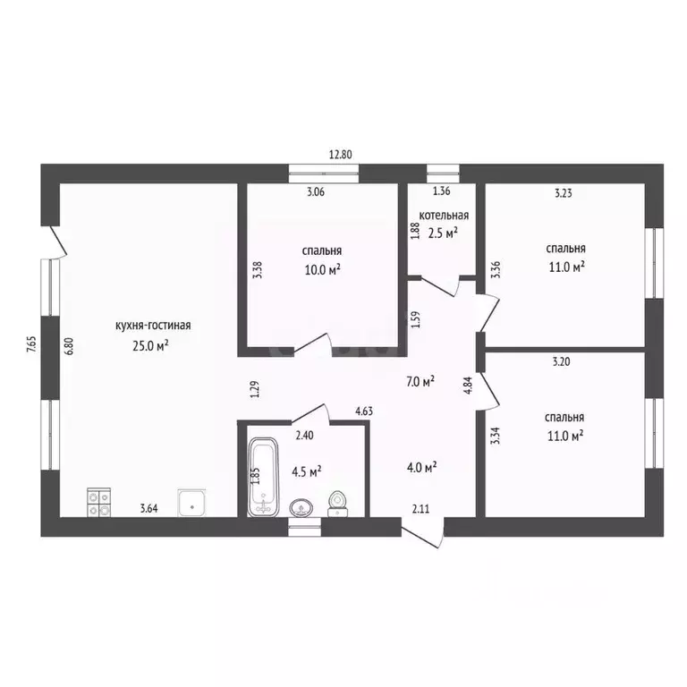 Дом в Тюменская область, Тюмень Царево СНТ,  (95 м) - Фото 2