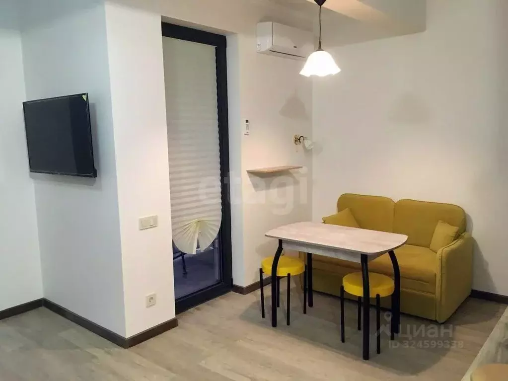 Студия Краснодарский край, Сочи Бытха мкр, ул. Бытха, 4/10А (28.8 м) - Фото 2