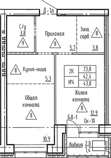 2-к кв. Новосибирская область, Новосибирский район, Мичуринский ... - Фото 0