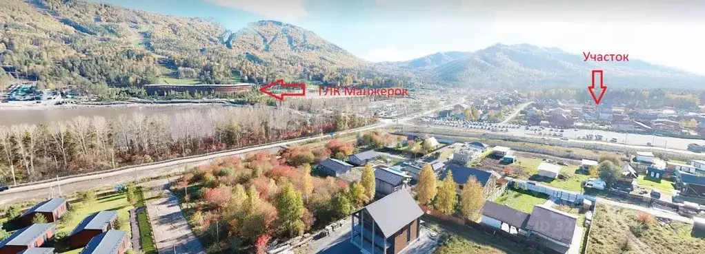 Участок в Алтай, Майминский район, Манжерокское с/пос, с. Озерное ул. ... - Фото 1