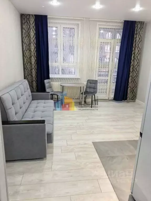 Студия Тульская область, Тула ул. Федора Смирнова, 2к1 (24.5 м) - Фото 1