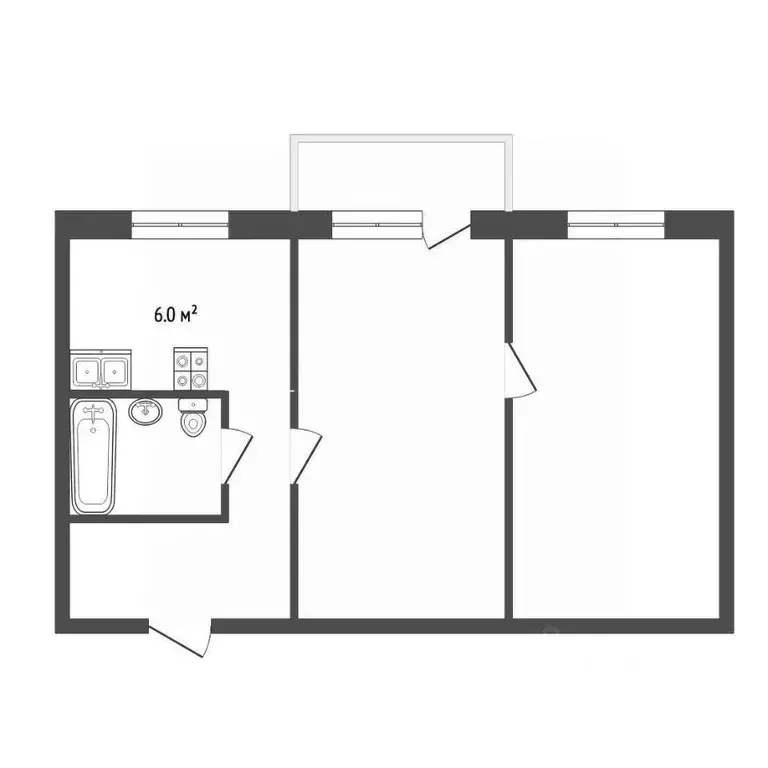 2-к кв. Ростовская область, Ростов-на-Дону просп. Шолохова, 209/1 ... - Фото 2