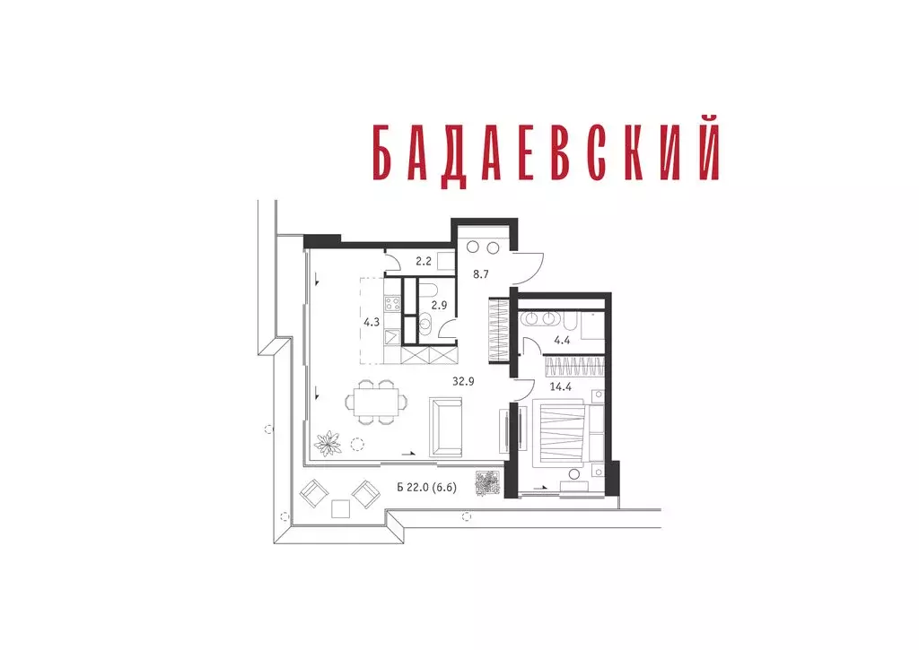 2-комнатная квартира: Москва, Кутузовский проспект, 12/1 (76.4 м) - Фото 2