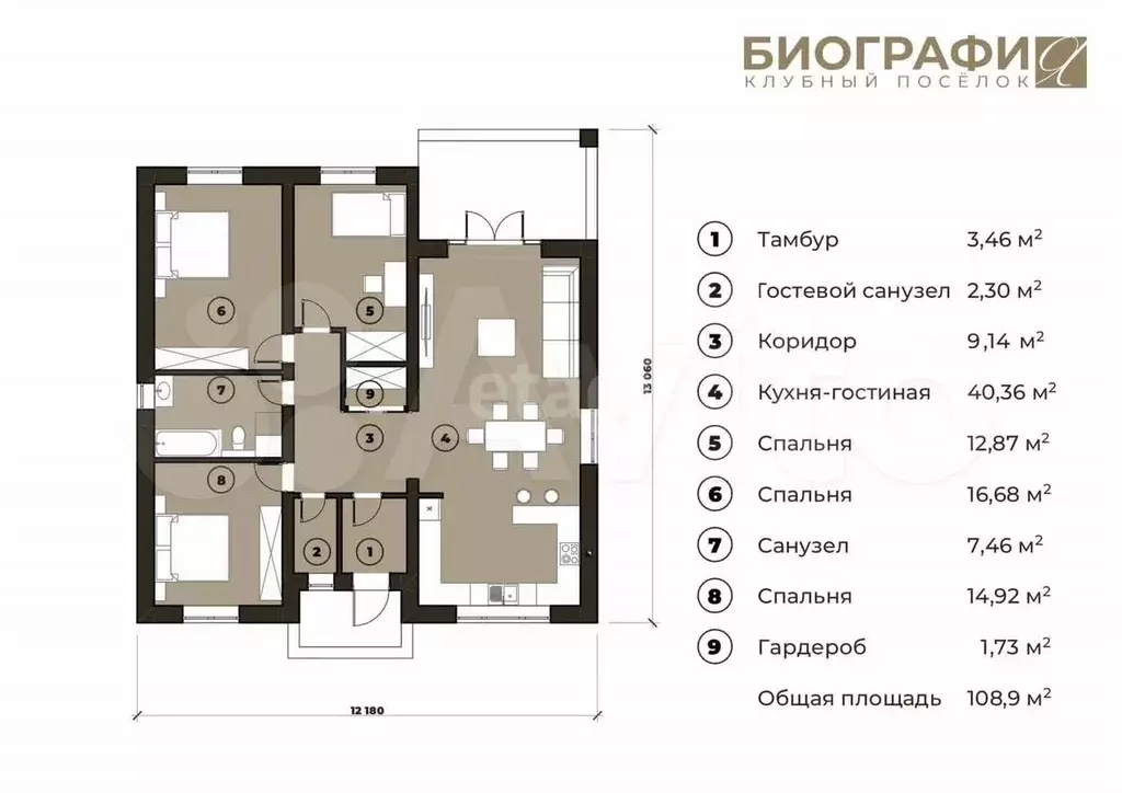 Дом 128 м на участке 7 сот. - Фото 0
