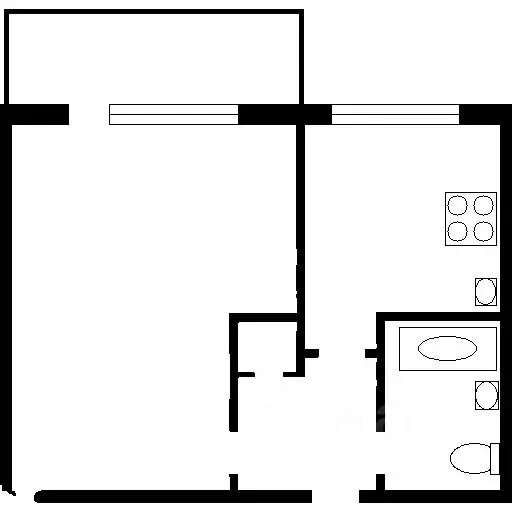 1-к кв. Новосибирская область, Новосибирск ул. Доватора, 19/2 (23.0 м) - Фото 2