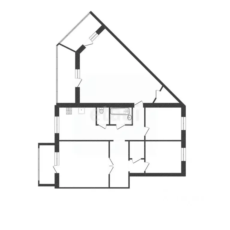 4-к кв. Челябинская область, Миасс ул. Академика Павлова, 41 (103.9 м) - Фото 1