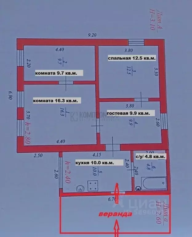 Дом в Краснодарский край, Красноармейский район, Ивановское с/пос, ... - Фото 2