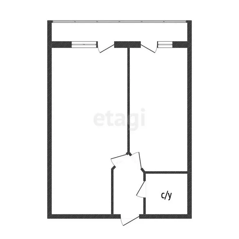 1-комнатная квартира: Воронеж, Московский проспект, 48Д (45 м) - Фото 1