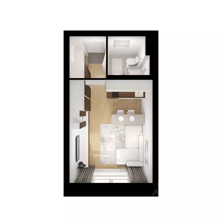 Студия Ярославская область, Ярославль Волга Парк жилой комплекс, 1В ... - Фото 1