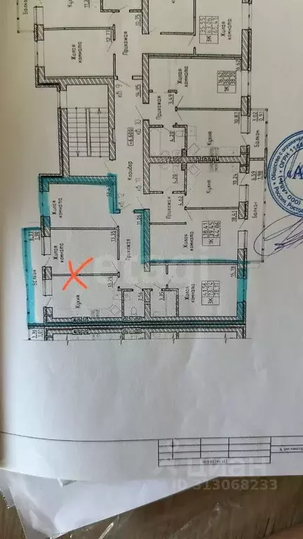 3-к кв. Ростовская область, Аксай ул. Речников, 15к2 (75.0 м) - Фото 0