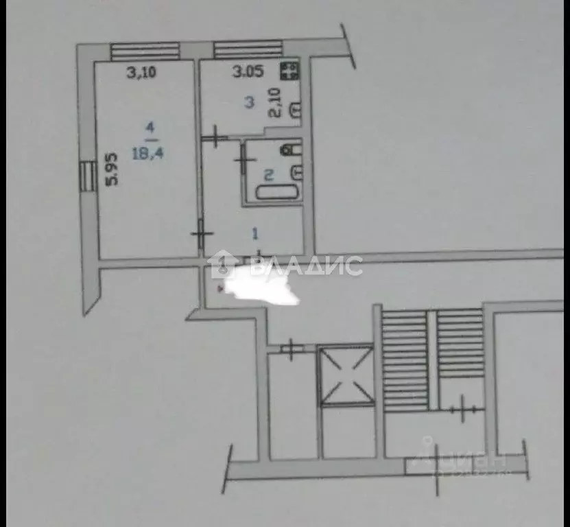 1-к кв. Пензенская область, Пенза ул. Кижеватова, 35 (35.6 м) - Фото 2
