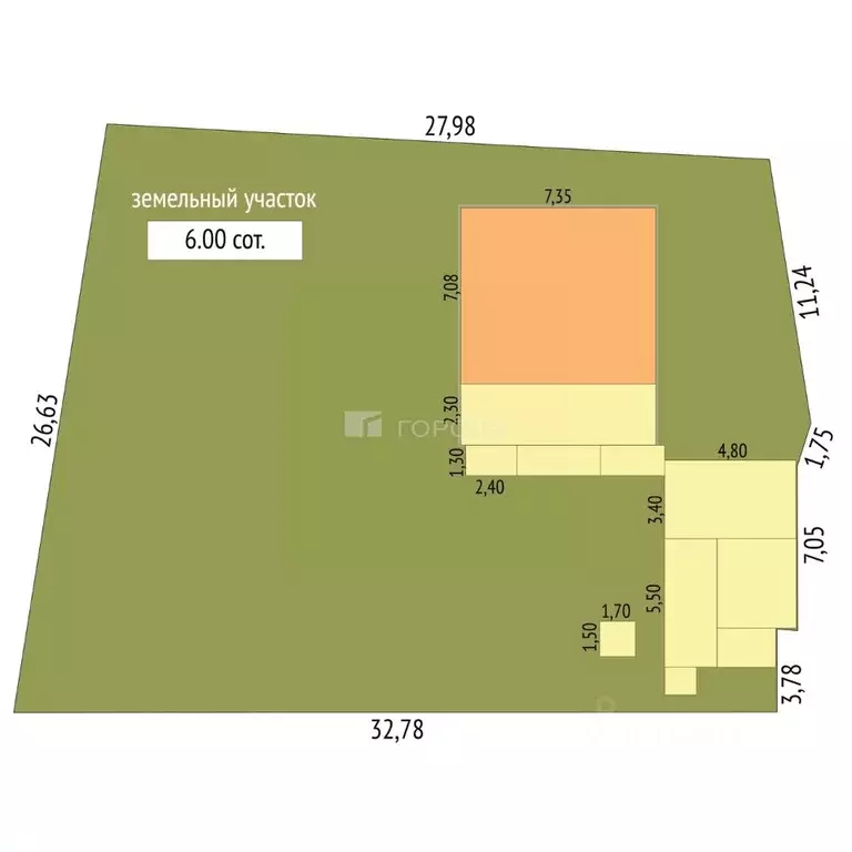 Дом в Кемеровская область, Новокузнецк ул. Добролюбова, 4 (44 м) - Фото 1