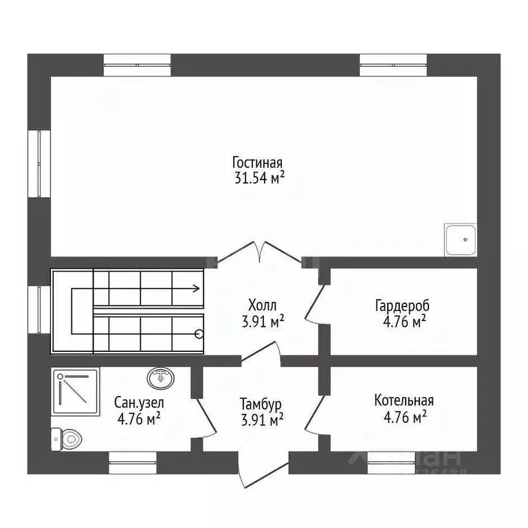 Дом в Амурская область, Благовещенский район, с. Чигири Лесная ул., ... - Фото 2