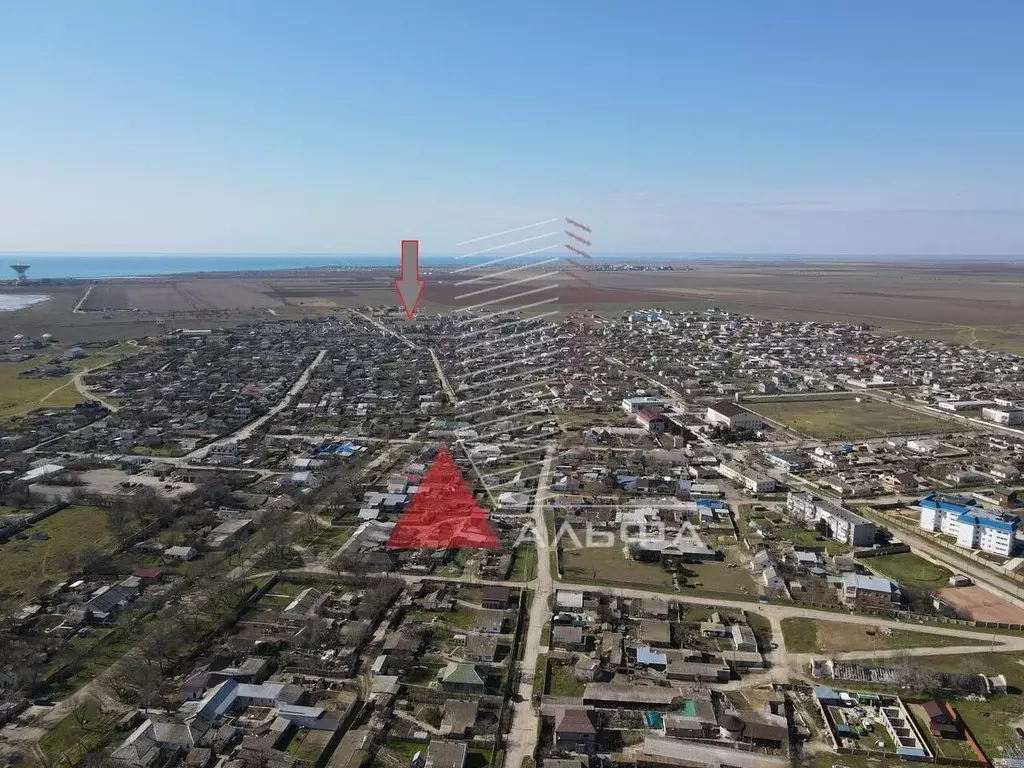 Участок в Крым, Сакский район, с. Молочное ул. Конрадская, 64 (8.2 ... - Фото 1