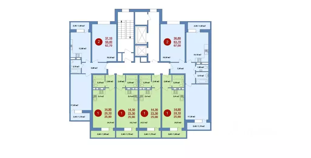 1-к кв. Московская область, Люберцы городской округ, д. Островцы, ... - Фото 2
