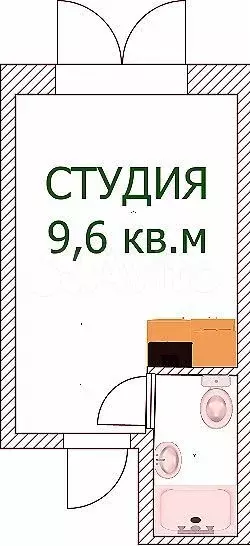 Квартира-студия, 10 м, 1/5 эт. - Фото 0