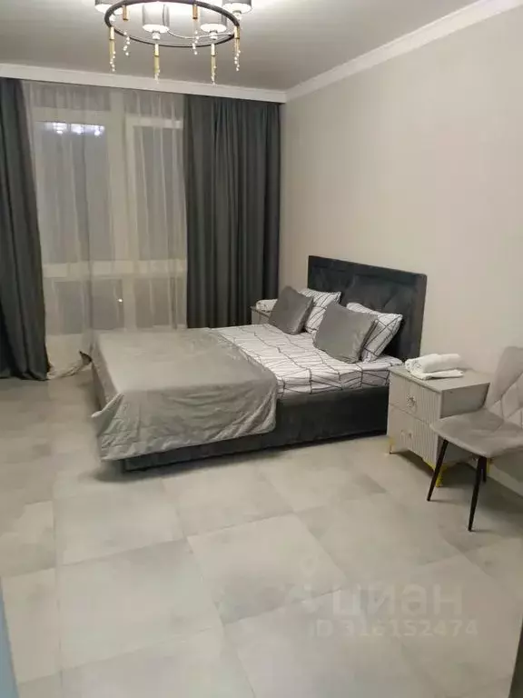 1-к кв. Кабардино-Балкария, Нальчик ул. Тлостанова, 32Д (47.0 м) - Фото 0