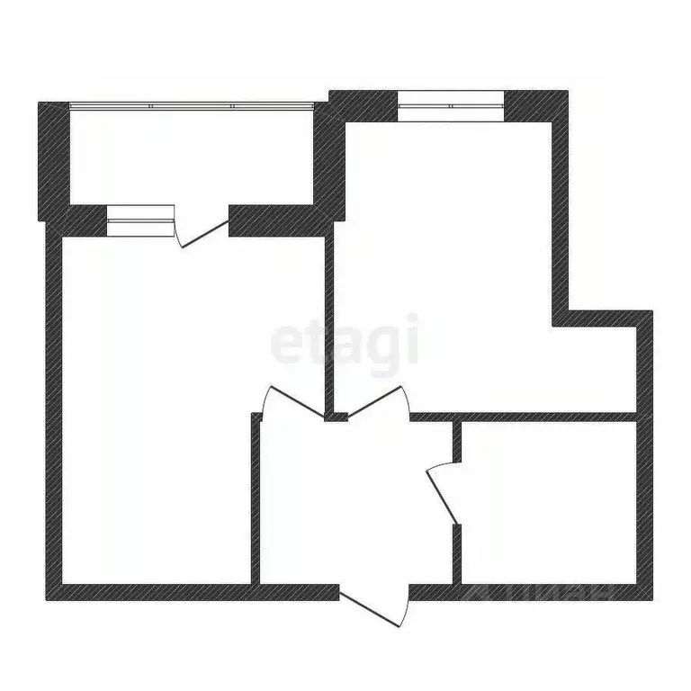 1-к кв. Калужская область, Белоусово Жуковский район, Лесная ул., 1А ... - Фото 2