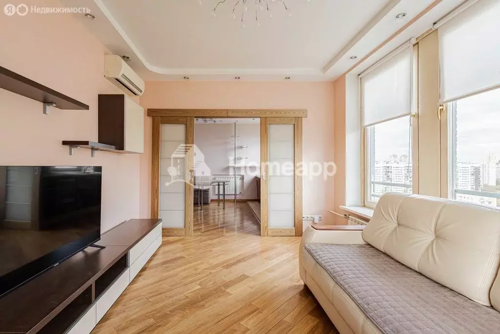 3-комнатная квартира: Москва, улица Маршала Тухачевского, 41к1 (71.1 ... - Фото 1