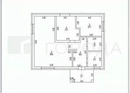 Дом в Алтайский край, Первомайский район, с. Фирсово, Рощино мкр ул. ... - Фото 1