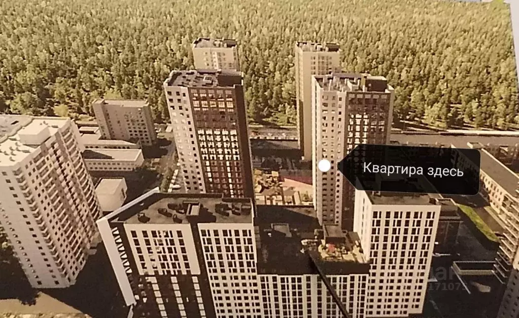 3-к кв. Челябинская область, Челябинск Лесопарковая ул, 7д (70.58 м) - Фото 0