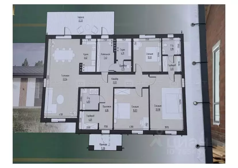 Дом в Татарстан, Пестречинский район, Кощаковское с/пос, д. Званка 9 ... - Фото 2