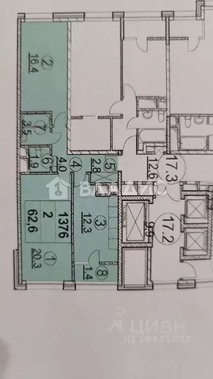 2-к кв. Москва Родниковая ул., 30к3 (62.6 м) - Фото 1