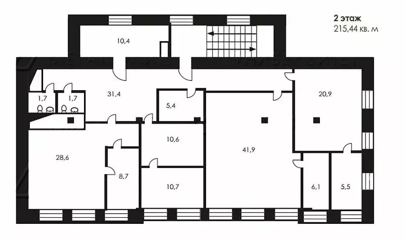 Офис (197 м) - Фото 1