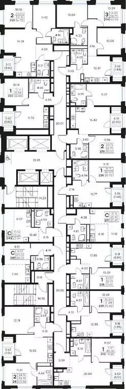 2-к кв. Нижегородская область, Нижний Новгород Глоракс Левобережный ... - Фото 1