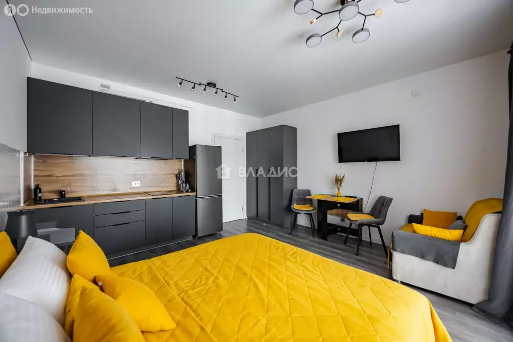 Квартира-студия: Санкт-Петербург, Ультрамариновая улица, 5 (25.2 м) - Фото 1