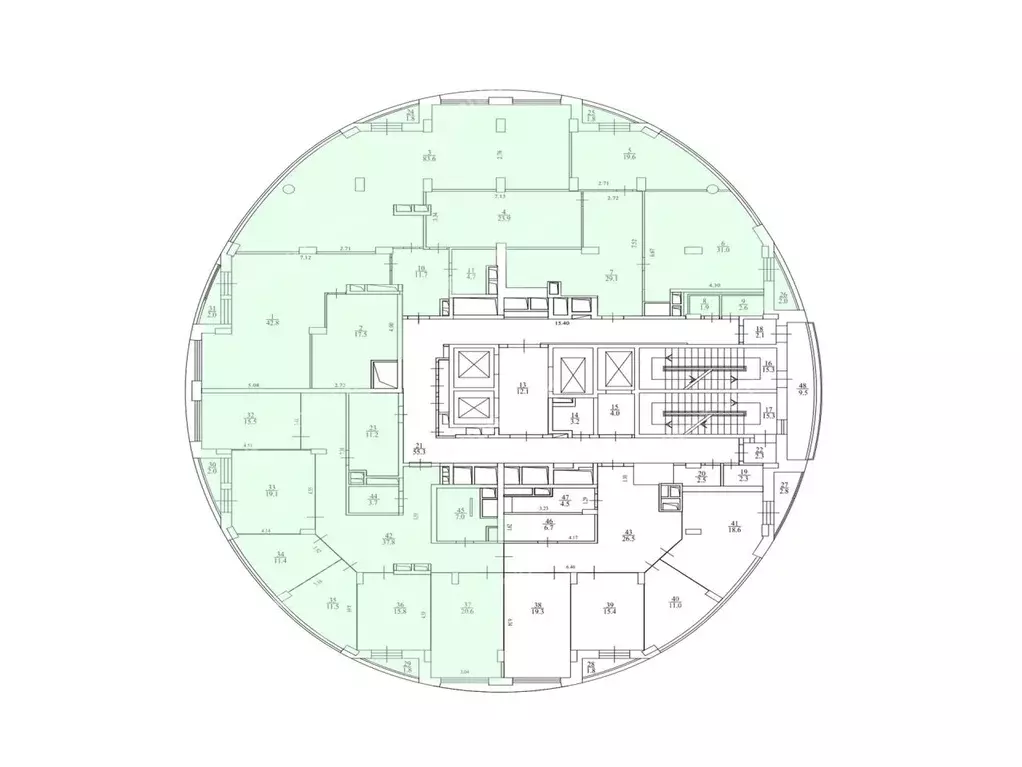 Офис в Москва Поклонная ул., 3к1 (488 м) - Фото 2