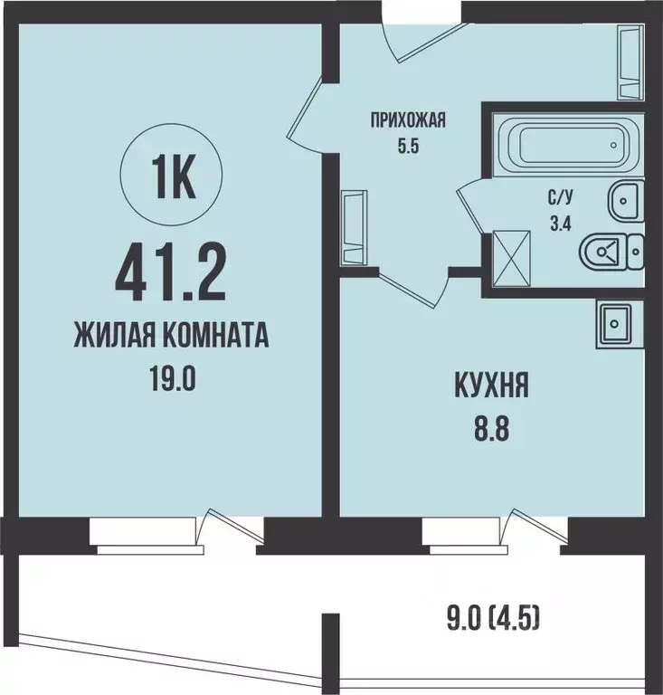 1-к кв. Новосибирская область, Новосибирск ул. Имени генерал-майора ... - Фото 0