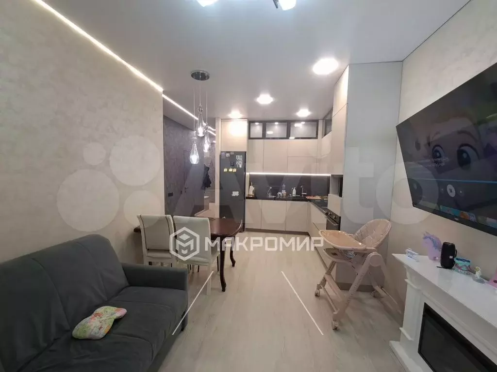 3-к. квартира, 83,4 м, 4/9 эт. - Фото 1