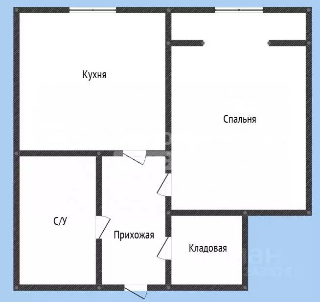 1-к кв. Дагестан, Каспийск ш. Каспийское, 17к4 (45.3 м) - Фото 2